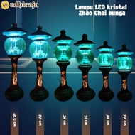 Zhao Chai LED Prayer Altar Lamp Crystal Flower 7 Colors