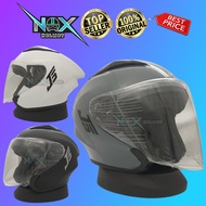 KBR JF5 Solid Helmet SNI Unisex SNI Halfface Spoiler