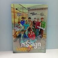 J3-43-2 CD TERPAKAI BERSEAL [ N.SSIGN - 2ND MINI ALBUM HAPPY & ] USED CD SEAL J3-43-2