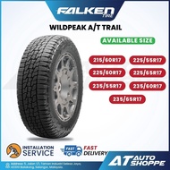 Falken Wildpeak AT Trail 17" Tyre 215 225 235 60 55 65 R17 4X4 4WD (1 Tire)