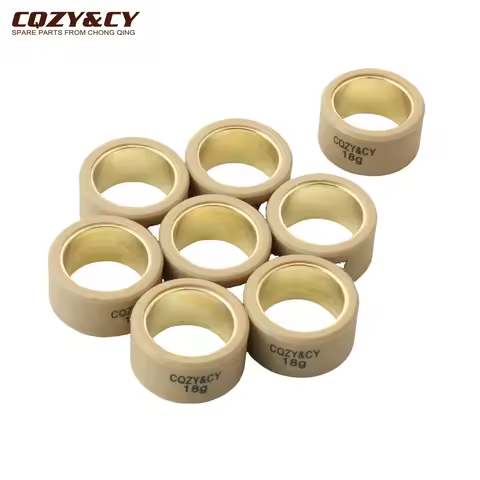 8pc Variator Racing Roller Weights 30x16mm 18g For Kymco MXU UXV MXU500 UXV500 MXU700 UXV700 22121-L