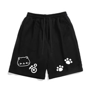 Summer versatile Cartoon Bear print casual cotton shorts men's American cartoon sports basketball st
