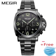 Wholesaler MEGIR MS3406G Original Men Watch นาฬิกาข้อมือ  Top Brand Luxury Quartz Watch นาฬิกาข้อมือ