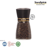 SaraSpice - Sarawak Black/White Pepper Berries (100g/Grinder) | Biji Lada Hitam/Putih (100g/Grinder)