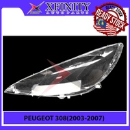 PEUGEOT 308 03 04 05 06 07 HEADLAMP COVER / HEADLIGHT COVER / HEADLAMP LENS / HEADLIGHT LENSparts.0