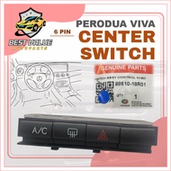 PERODUA VIVA CENTER SWITCH HEATER SWITCH AIRCOND HAZARD EMERGENCY SUIS KECEMASAN CENTRE DOUBLE SIGNA