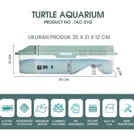 Aquarium Kura Kura / Turtle Aquarium / Tank / Kandang Kura Kura