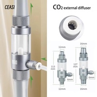 CEASI Aquarium CO2 Diffuser, Quick Insertion Anti Reflux CO2 External Nebulizer, Fish Tank CO2 Acces