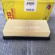 Premium engine air filter Nissan Livina 1.5L 2019-2025 brand JS Asakashi Japan A3035 | 16546-6A00D