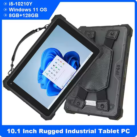 10.1" Windows 11 Pro RJ45 RS232 4G Lte HDMI Intel i5-10210Y Industrial Tablet 1D 2D Barcode Scanner 