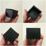 HOLLOW RUBBER 35X35 SINGLE [34x34 mm] HOLLOW CHAIR RUBBER TABLE RUBBER/