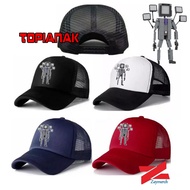 Tv man children's hat, character children's net hat, tv man children's tracker hat