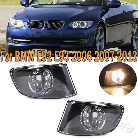 PMFC Front Bumper Fog Light Assembly Foglamp For BMW E92 E93 2006 2007 2008 2009 2010 2011 2012 2013