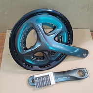 Giò Dĩa Shimano Claris R2000 34-50 / 170mm 2x8  + Kèm Trục Cốt Rỗng Bb RS500- (501)