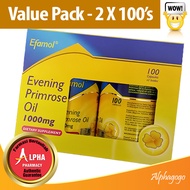 Efamol Evening Primrose Oil 1000mg (100 Capsules / 2x100 Capsules) Exp 11/2025