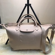 tas longchamp neo medium white original preloved second bekas seken