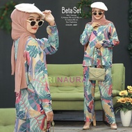 Beta One Set ORINAURA | Setelan Piyama Motif Original Orinaura | ORINAURA | Premium Quality | COD