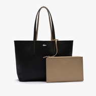 LACOSTE Women's Anna Reversible Bicolour Original Tote Bag - Black