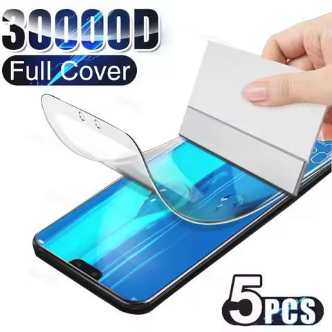 5PCS Hydrogel Film for Huawei Honor 8x 6x 7x 10X Lite 9X 9A 30i 20i Screen Protector for Honor 20 Pr