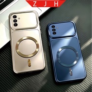 ABCW Case for Samsung A16 A26 A36 A56 A17 M17 5G Color Panoramic Large Window Phone Case Magnetic Ta