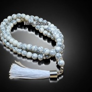 HOWLITE NATURAL STONE TASBIH 8MM 99 GRAINS