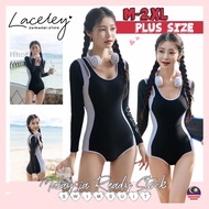 [ Laceley ]One Piece Rashguard Woman Swimsuit Swimwear Bikini 泳装[L820]