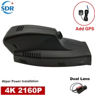 4k 2160P Car DVR Dash Cam Camera Plug and Play Wifi Video Recorder For BMW 5 series 528i 535 F07 F10