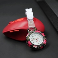 ✒Nurses Doctor Quartz Fob Watch Silicone Case Band Pocket Watch