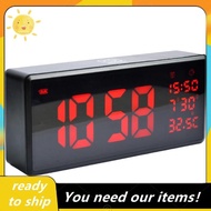 [Pretty] Digital Clock with FM Radio,LED Mirror Display,Alarm Clock Kids with Ultra-Clear and Easy to Use, Home, Office