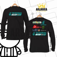 KATUN Motogp PETRONAS V2 YAMAHA SEPANG RACING TEAM Long Sleeve T-Shirt Distro Shirt Combed Cotton 30