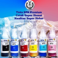 Epson Compatible Ink 673 T673 Refill EPN Premium Printer L800 L1800 L805 L850 B/C/M/Y/LC/LM No Box