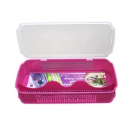 SG SPOON HOLDER WITH/ LID PLASTIC SPOON HOLDER + LID