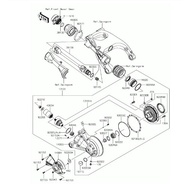 KAWASAKI GTR 1400 BAHAGIAN ACI PEMACU / KAWASAKI DRIVE SHAFT PART  (25-08-2025)