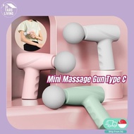 [SG Local] Mini Massage Gun Easy Carry Support Home Travel Office Use Massage Gun Small Size 小尺寸迷你筋膜枪按摩枪
