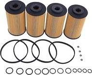 4X Fuel Filters 8-98147-525-0 1K06-23-570 WF10185 FF5877 Compatible With ISUZU NPR NQR AND NPR-HD 20