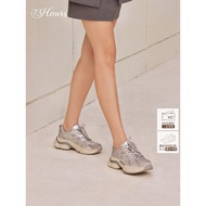 Celebrity Style 73hours Women's Shoes Silver Galaxy Spring Autumn New Style Sports Dirty Shoes Thick