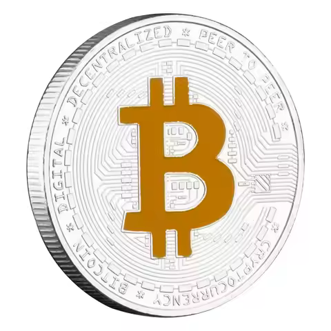 Bitcoin Crypto Coin Collectible Non-currency Souvenirs and Gifts Physical Cryptocurrency Coina Comme
