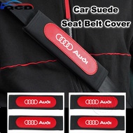 Audi Universal Car Seat Belt Cover Suede Safety Belt Shoulder Protector For A3 8l 8Y A1 Q5 TT mk2 A5