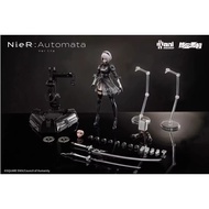 AniMester's 1/9 NieR Automata 2B action figure reconstructed in gold.