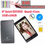 8 Inch X80 3G phone call Tablet PC For kids Atom Z3735G Quad core Android 4.4 1+16GB 1280*800 pxs Wi