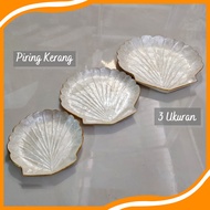 Shell Plate Unique Serving Plate Shell Plate Fan Shell Plate 3 Sizes - KK02