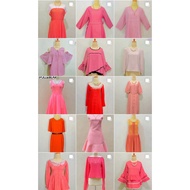 Summerfinn Pink Blouse Collection - formal casual korean parisian look blouse top in pink barbie sof