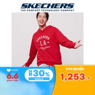 Skechers สเก็ตเชอร์ส เสื้อฮู้ดผู้ชาย Mens Red Mood Hoodies Apparel - SL124M217-RED