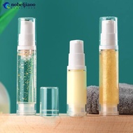 NOBELJIAOO 5/10ML Travel Makeup Dispenser Bottles Press Spray Bottle Thin Tube Vacuum Bottles For Cr