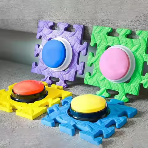 1PC Anti Slip Pad For 88mm Pet Communication Button Square fixed Special Pet Button Pad Home Anti-sl