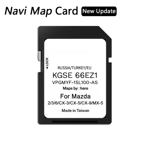 For Mazda 2/3/6/CX3/CX5/CX9/MX5 Europe UK Navigation SD Card Car Sat Navi Card Upgrade GPS Map Data 