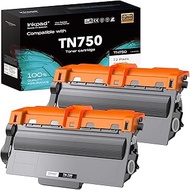 iNKPAD TN750 TN720 Compatible Toner Cartridge Replacement for Brother TN750 TN-750 TN-720, Work for 