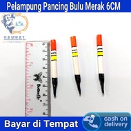 Pelampung Pancing Bulu Merak 6CM / Kumbul Ikan Mas Bulu Merak