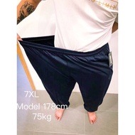 1365 4XL-7XL Long pants Tracksuit Plus Size Men seluar panjang Perempuan/Lelaki