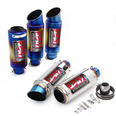 Universal Yoshimura Motorcycle Exhaust Muffler Pipe GP Project Escape Moto For Ninja 300 400 z750 z9